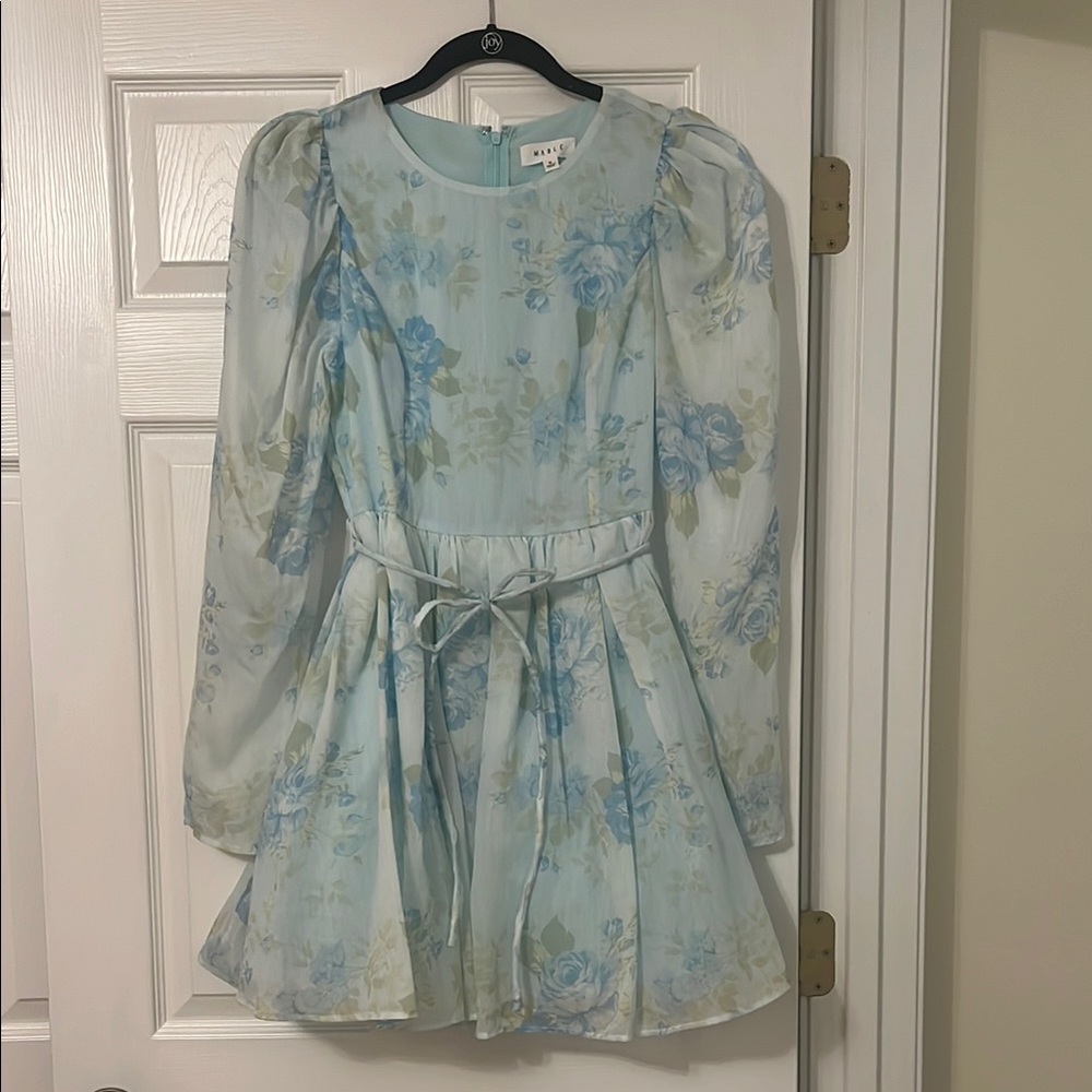 Floral Blue Dress